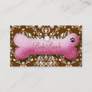 311 Posh Pooch Chocolate Lab Business Card