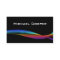 311 Professional Rainbow Wave Business Card Black