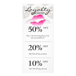 311 Salon Marketing Cards Beauty Lips Pink
