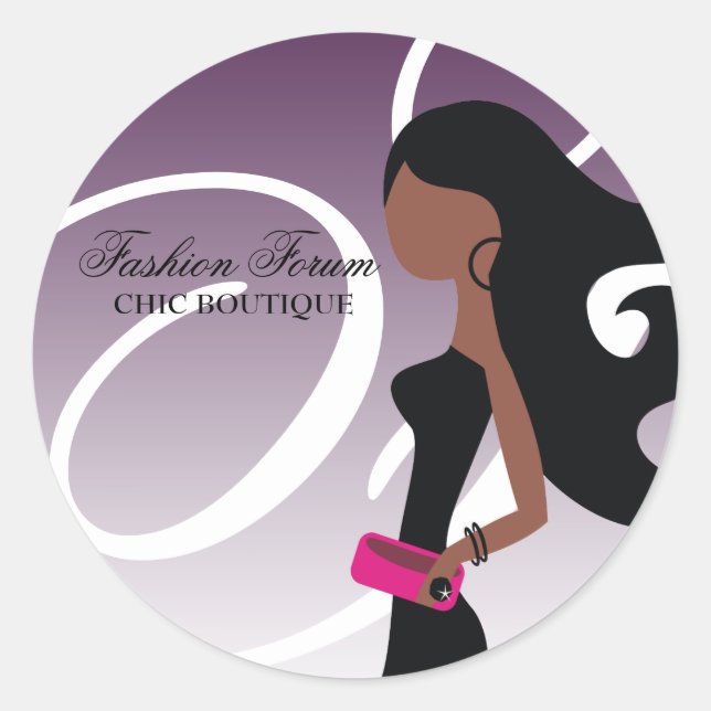 311 Sassy African American Fashionista 2 Sticker (Front)