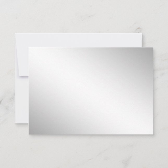 311 Silver Divine | Eggplant Reception card (Front)