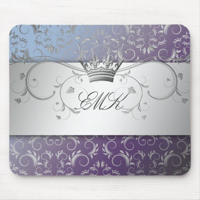 311-Silver Divine Hydrangea mousepad (Front)