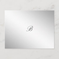 311-Silver Divine Hydrangea RSVP card