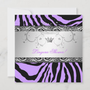 311-Silver Divine Purple Lingerie with Lace Invitation