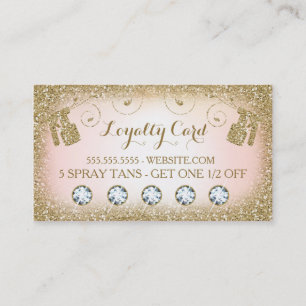 311 Spray Tan Loyalty Card