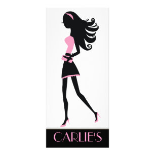 311 Stylish City Girl Light Pink Rack Card