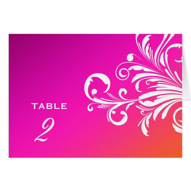 311-Swanky Swirls Table Numbers Wild Sunset (Front Horizontal)