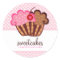 311 Sweet Cakes Cupcake Sticker