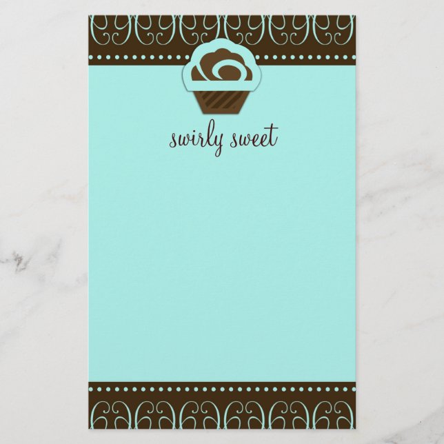 311-Swirly Sweet Turquoise Flyer (Front)