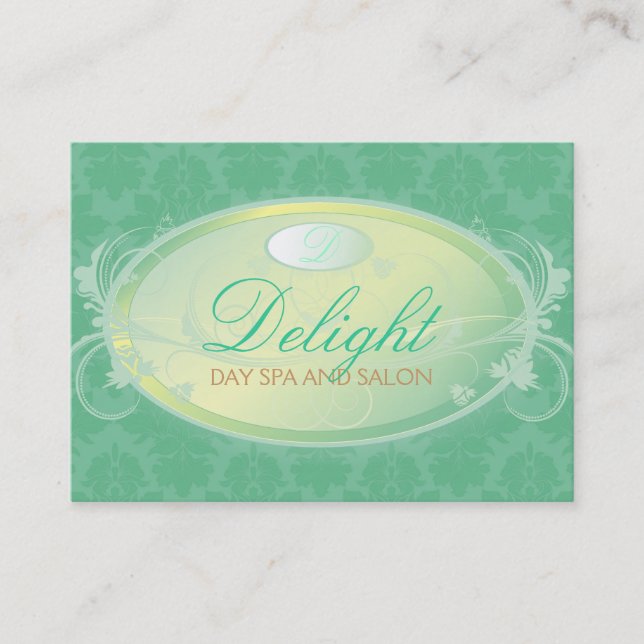 311 Teal Delight Appointment Card (Front)