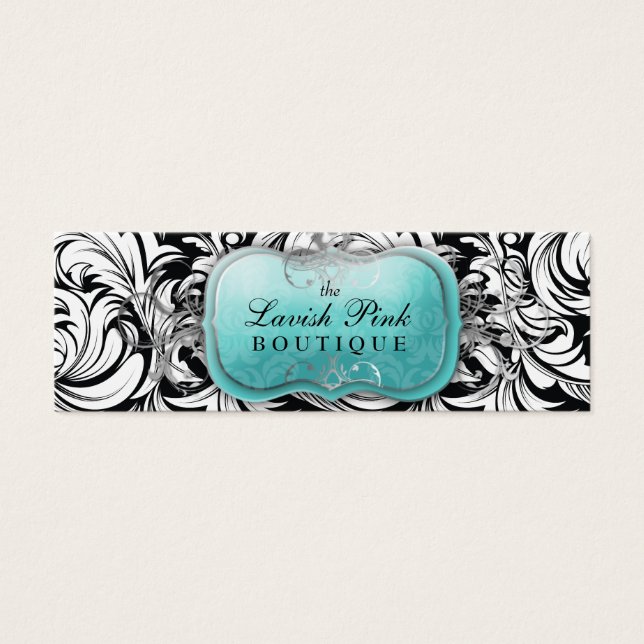311 The Lavish Topaz Hang Tag Business Card (Front)