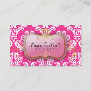 311-The Luscious Pink Plate Hott Pink Business Card