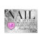 311 Tres Chic Damask Nail Tech Diamond Heart