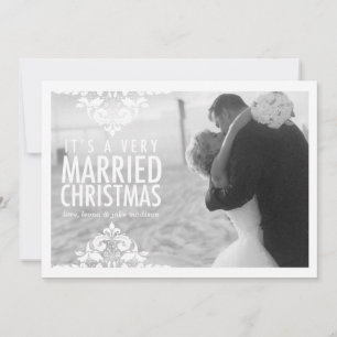 311 Very Married Christmas Holiday Photo Card
