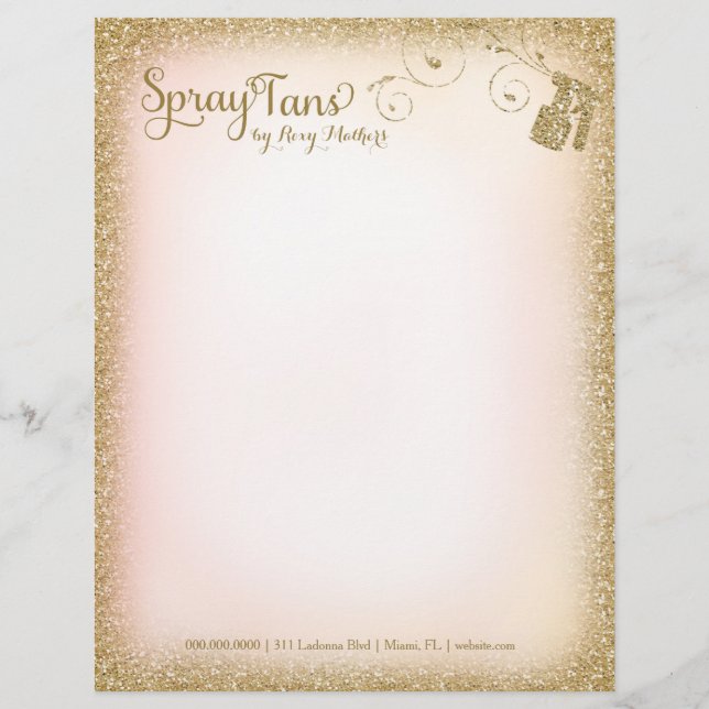 311 Vintage Glam Spray Tan Letterhead (Front)