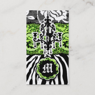 311 Wild Mix n Match Lime Business Card