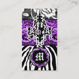 311 Wild Mix n Match Purple Business Card