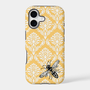 311 Yellow Damask Bee Hornet iPhone Cover