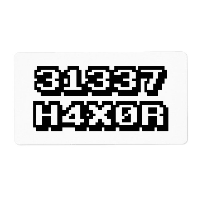 31337 H4X0R (Front)