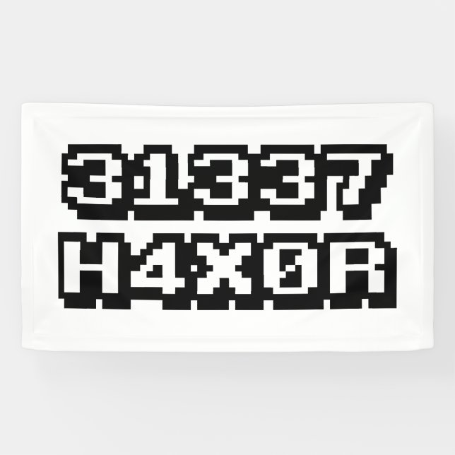 31337 H4X0R BANNER (Horizontal)