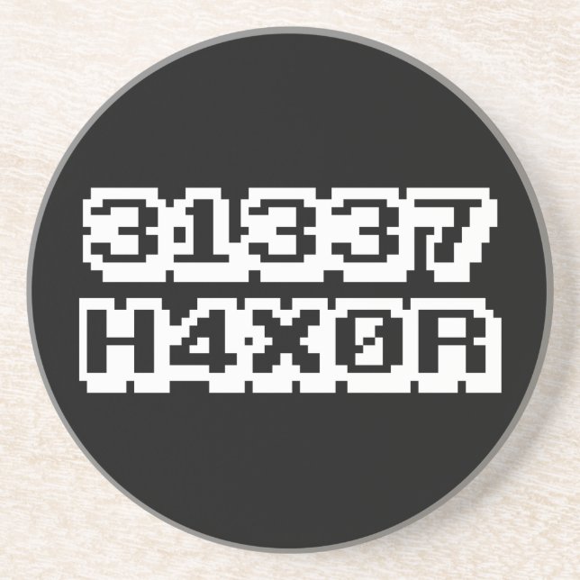 31337 H4X0R COASTER (Front)