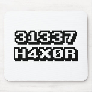 31337 H4X0R MOUSE PAD