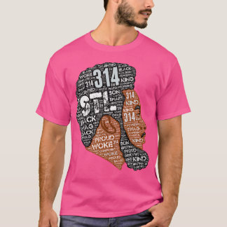 314 Stl African American Black Man With Beard T-Shirt