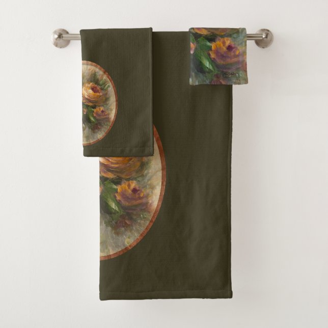 315 Roses Bath Towel Set (Insitu)