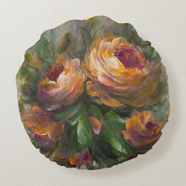 315 Roses Round Cushion (Back)