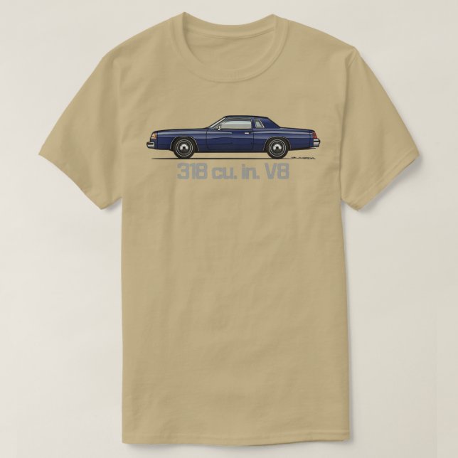 318 Dark Blue T-Shirt (Design Front)