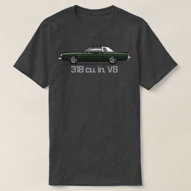 318 Dark Green T-Shirt (Design Front)