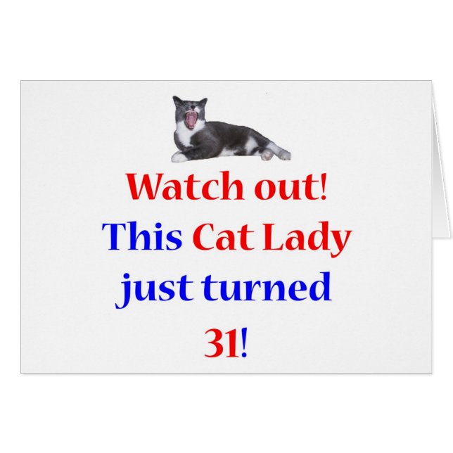 31 Cat Lady (Front Horizontal)