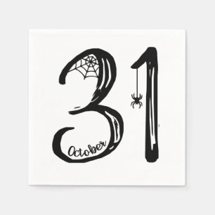 31 of October Spider Web Napkin
