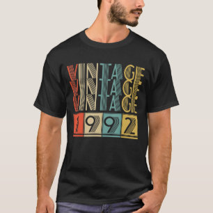 31 Year Old  Made In 1992 Vintage 1992 31st Birthd T-Shirt