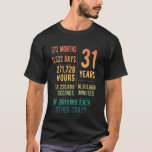 31 Years Married Funny 31st Wedding Anniversary T-Shirt<br><div class="desc">31 Years Married Funny 31st Wedding Anniversary</div>