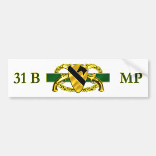 31B 1st Cavalry Division Bumper Sticker