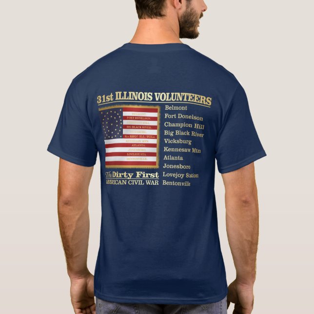 31st Illinois V.I. (BH) T-Shirt (Back)