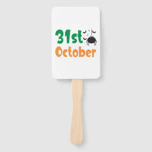 31st October - Halloween Hand Fan