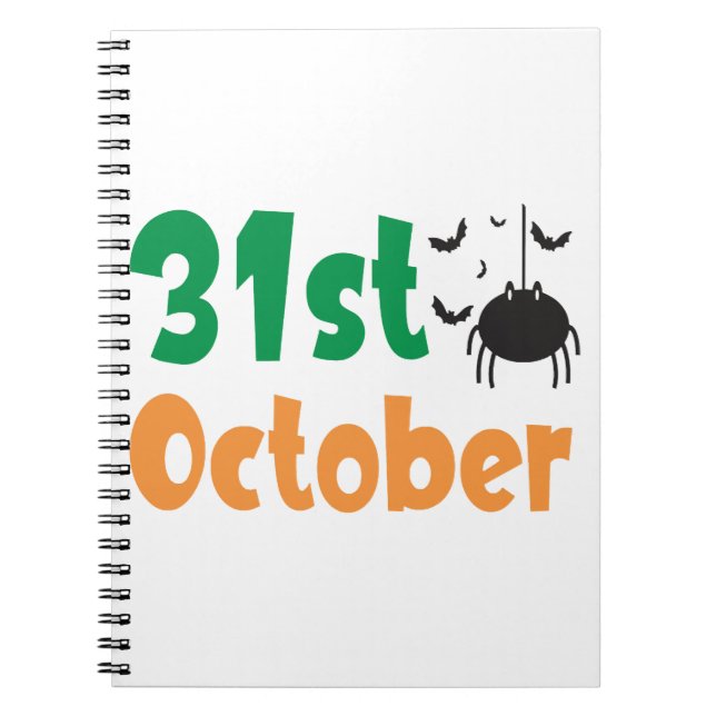 31st October - Halloween Notebook (Front)