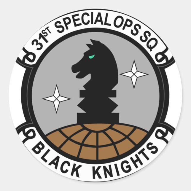 31st  SOS Classic Round Sticker (Front)