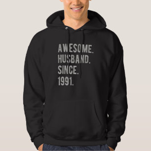 31st Wedding Aniversary For Him Awesome Husband S Hoodie