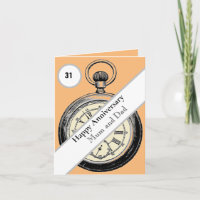 31st Wedding Anniversary editable 