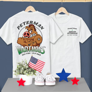 321 Warthogs Air Force BMT Graduation LIGHT Colour T-Shirt