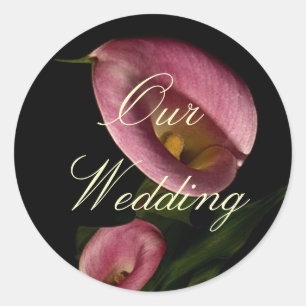322-1234971741P9gZ, Our Wedding Classic Round Sticker