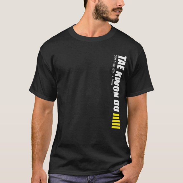 323-5-2 5th Dan Tae Kwon Do Shirt (Front)