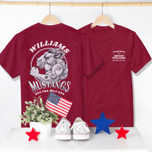 323 Mustangs Air Force Basic Training Graduation T-Shirt