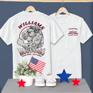 323 Mustangs Air Force BMT Graduation LIGHT Color T-Shirt