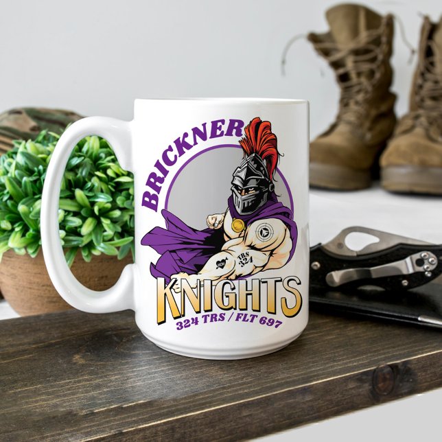 324 Knights Air Force BMT Graduation Custom Gift Coffee Mug (324 TRS Knights Air Force Basic Military Training Graduation custom coffee mug gift Airman, mom, dad)