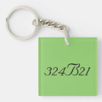 324B21 Cosima number Orphan Black, Italic