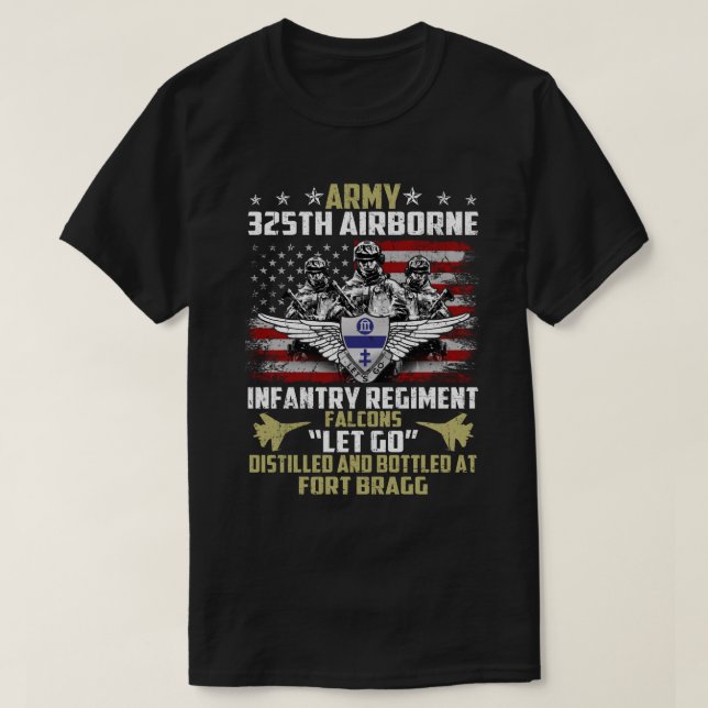 325th Airborne Infantry Regiment  T-Shirt (Design Front)